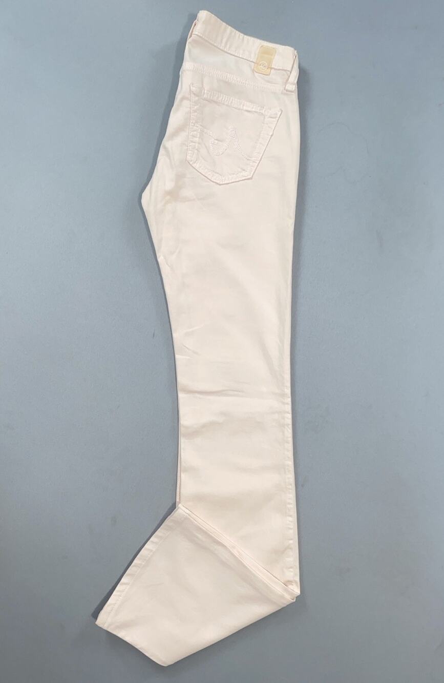 AG Vintage USA 'The Angel' Lightweight Sateen Bootcut Jeans. Pink, Women's 24R